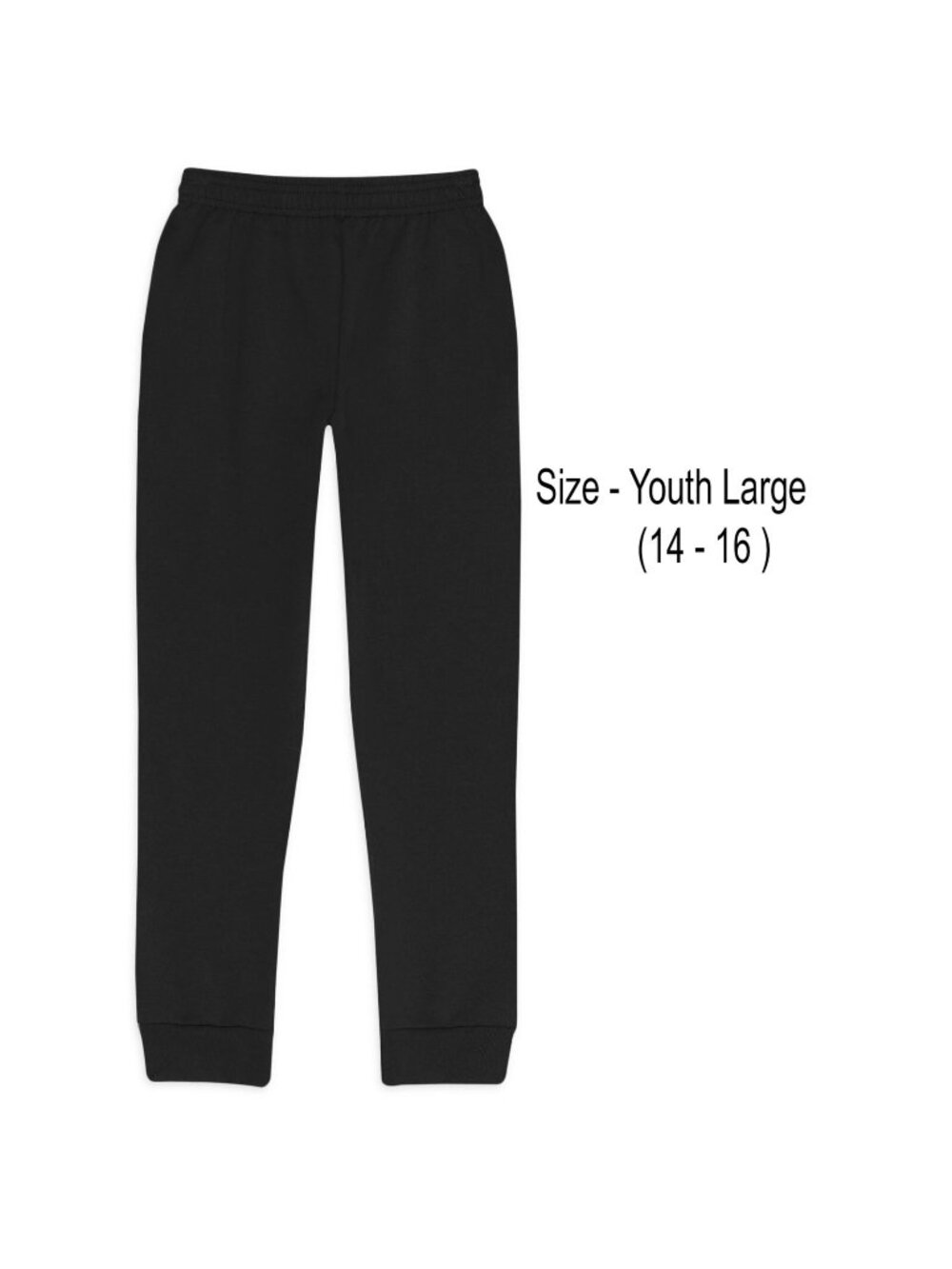 Hanes Youth ComfortBlend EcoSmart Sweatpants Youth Large Black
